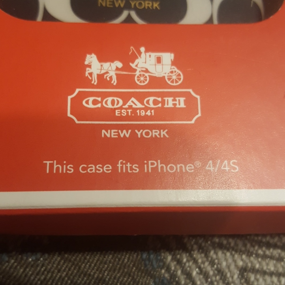 Excellent condition Coach iPhone 4 cover - Picture 5 of 5